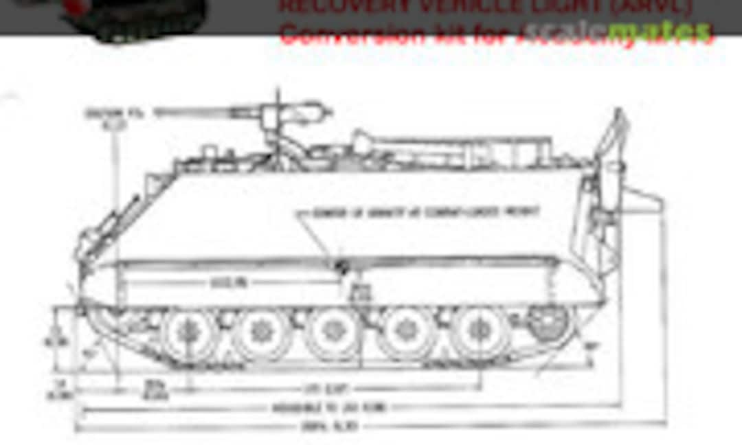1:35 M806A1 Armoured Recovery Vehicle Light (ARVL) (Trackjam Models TJM-005) TJM-005