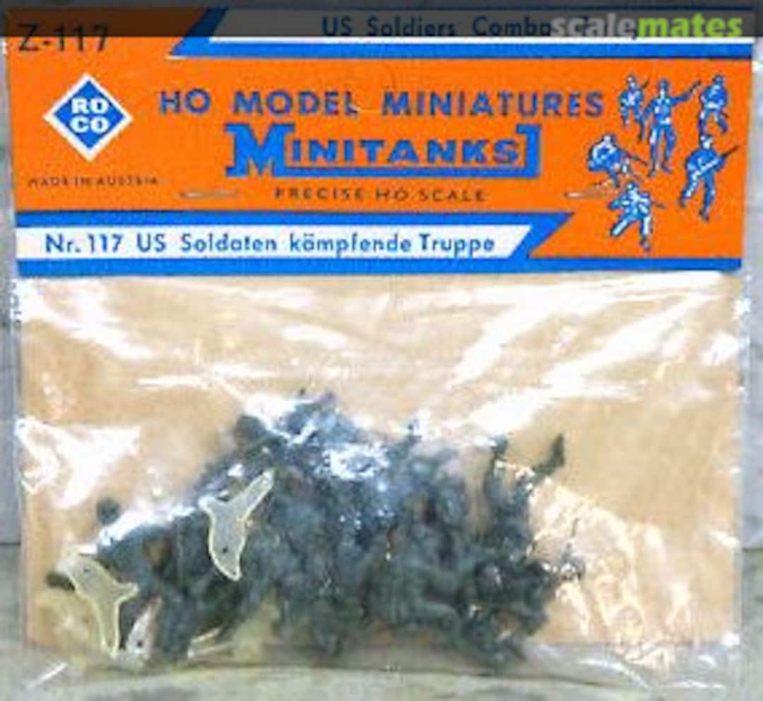 Boxart US Soldiers Combat Group Z-117 Roco Minitanks Boxart US Soldiers Combat Group Z-117 Roco Minitanks