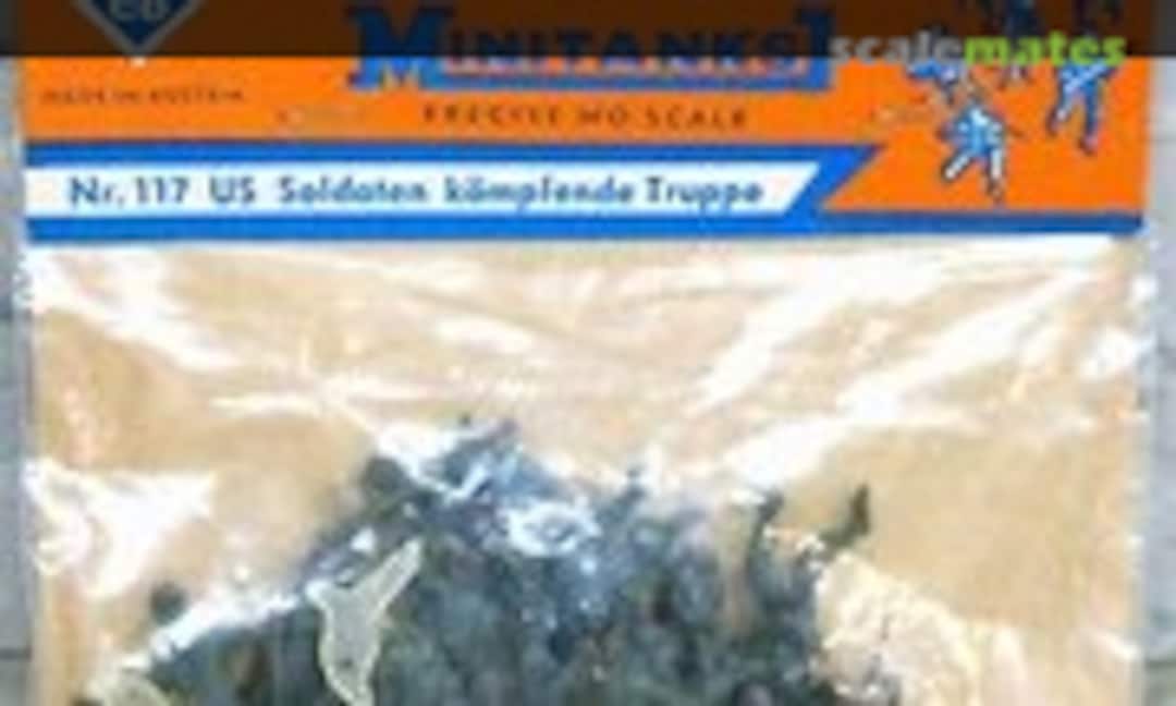 1:87 US Soldiers Combat Group (Roco Minitanks Z-117) Z-117