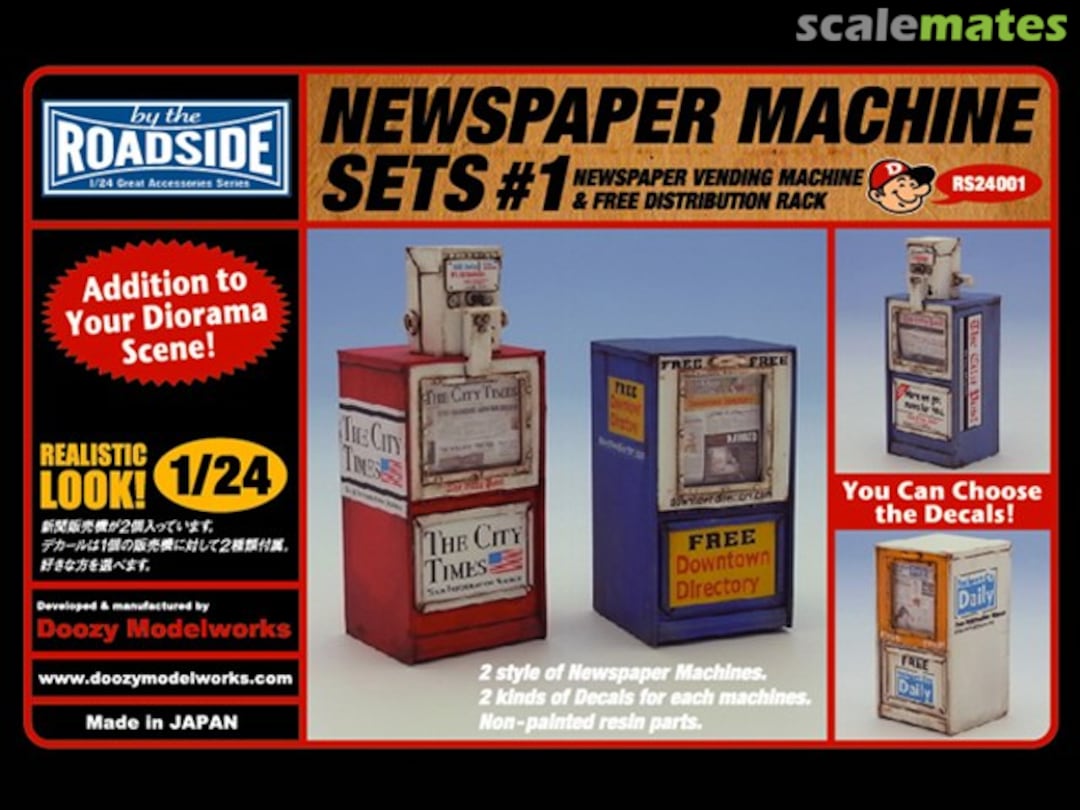 Boxart Newspaper Machine Sets #1 RS24001 Doozy ! Modelworks Boxart Newspaper Machine Sets #1 RS24001 Doozy ! Modelworks