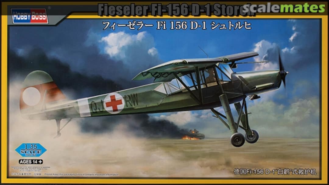 Boxart Fieseler Fi-156 D-1 Storch 80182 HobbyBoss