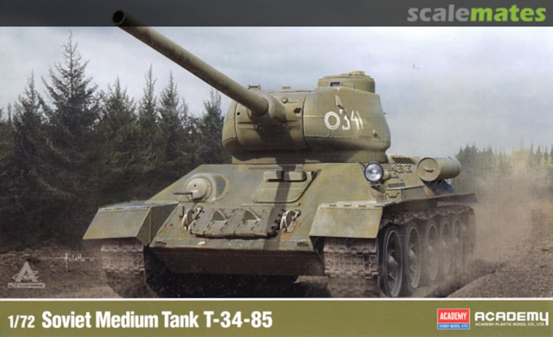 Boxart Soviet Medium Tank T-34-85 13421 Academy Boxart Soviet Medium Tank T-34-85 13421 Academy