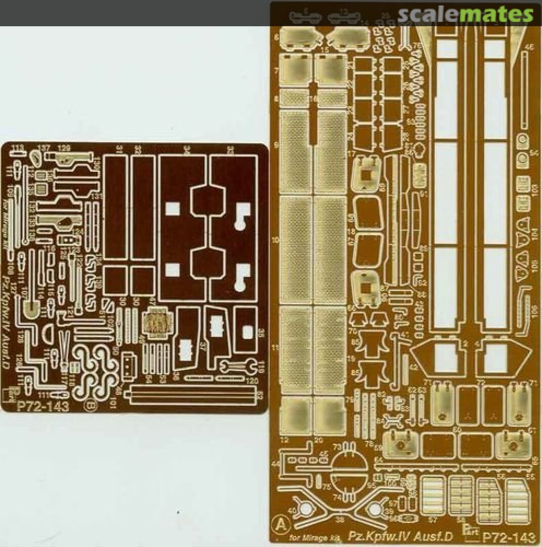 Boxart Pz.Kpfw.IV Ausf.D P72-143 Part Boxart Pz.Kpfw.IV Ausf.D P72-143 Part