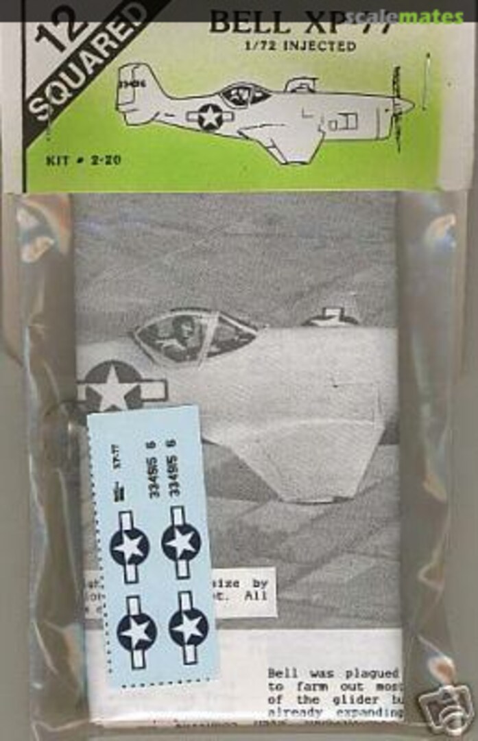 Boxart Bell XP-77 2-20 12 Squared Boxart Bell XP-77 2-20 12 Squared