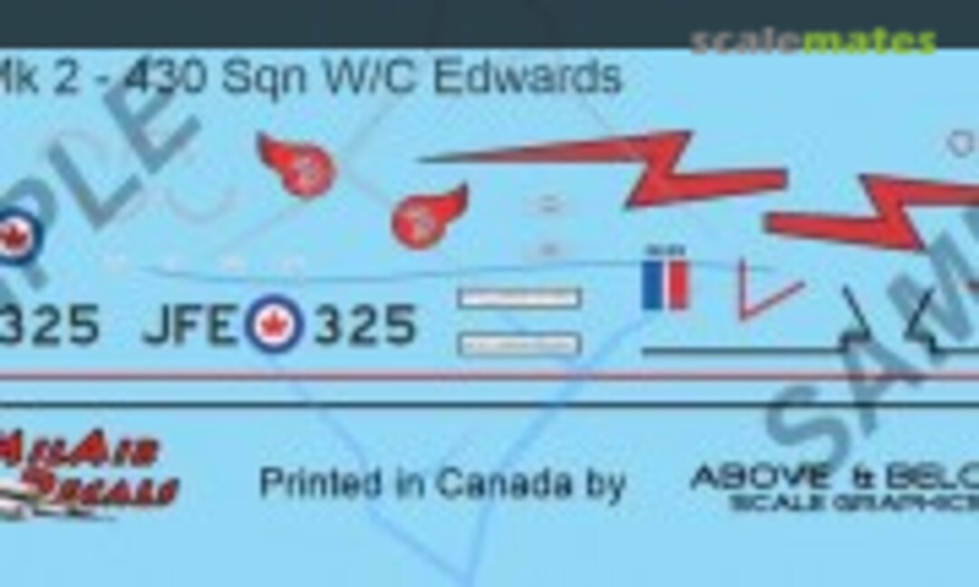 1:72 Canadair Sabre Mk.2 (Above & Below Graphics 349) 349