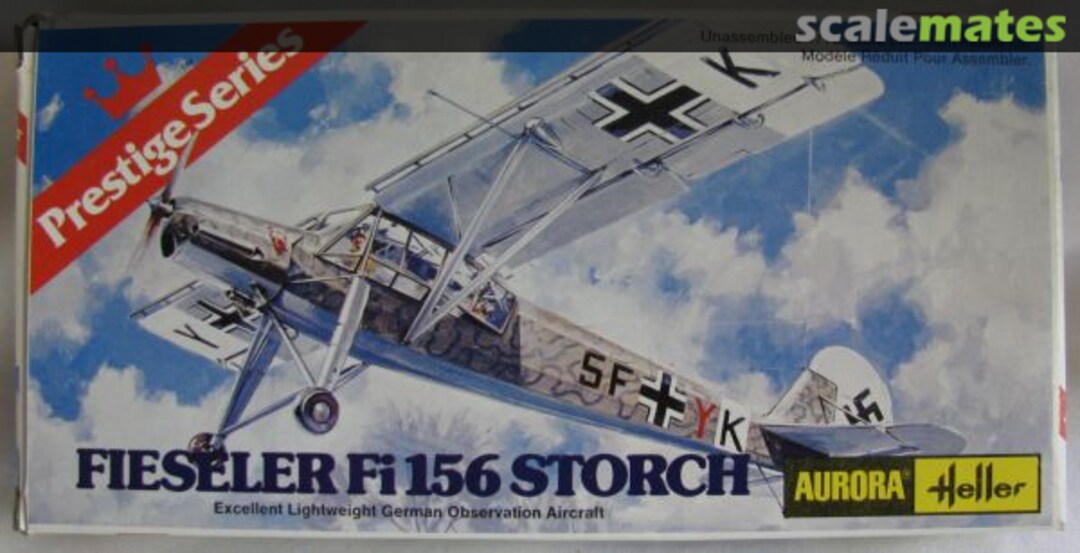 Boxart Fieseler Fi 156 Storch 6611 Aurora Heller Boxart Fieseler Fi 156 Storch 6611 Aurora Heller