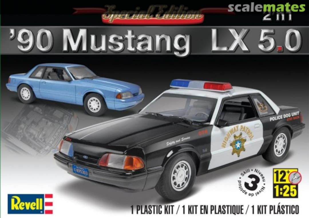 Boxart '90 Mustang LX 5.0 2 'n 1 85-4252 Revell Boxart '90 Mustang LX 5.0 2 'n 1 85-4252 Revell