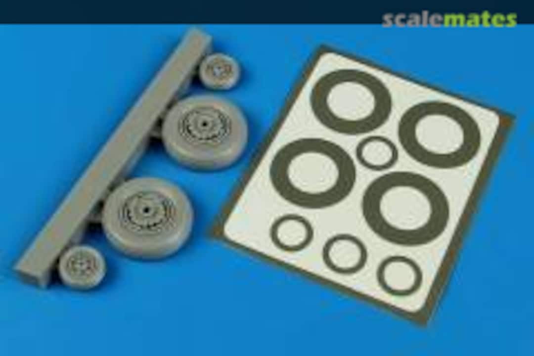 Boxart S2F Tracker wheels & paint masks 4593 Aires