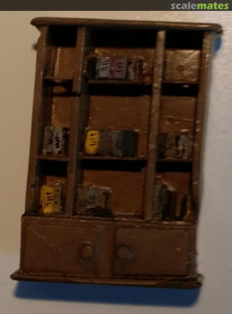 Boxart Bookcloset with books 72.752 Unicorn Models Boxart Bookcloset with books 72.752 Unicorn Models