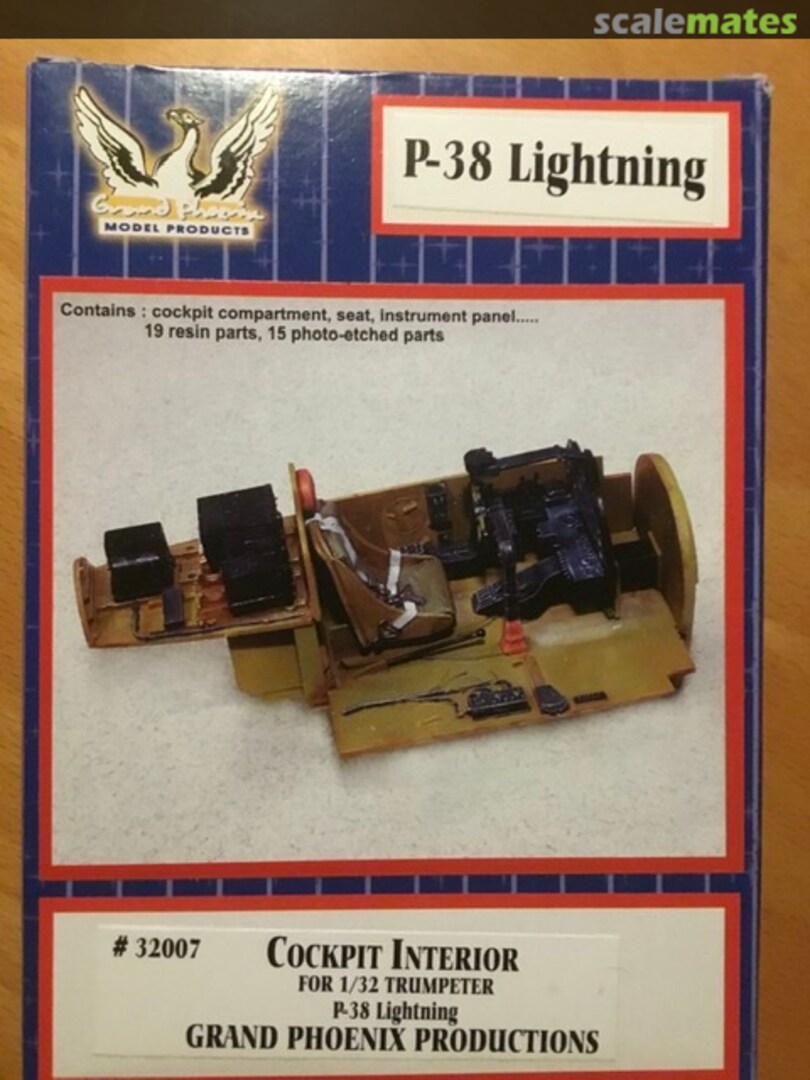 Boxart P-38L Lightning Cockpit 32007 Grand Phoenix Boxart P-38L Lightning Cockpit 32007 Grand Phoenix