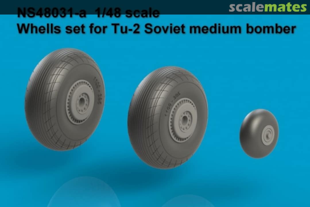 Boxart Wheels set for Tu-2 (main and rear) NS48031-a North Star Boxart Wheels set for Tu-2 (main and rear) NS48031-a North Star