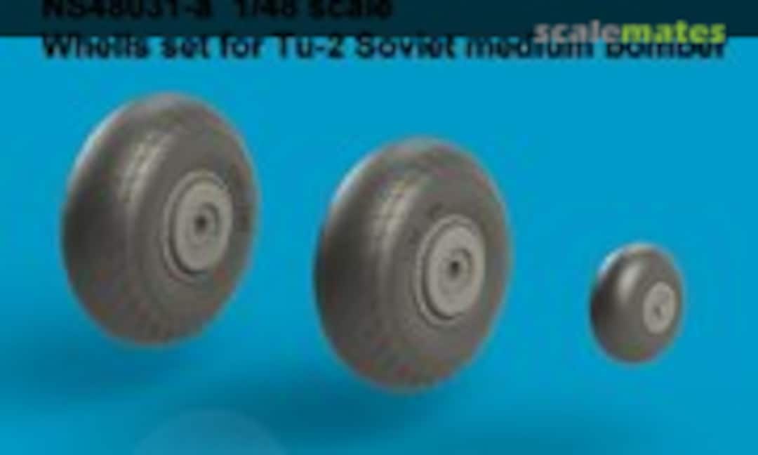 1:48 Wheels set for Tu-2 (main and rear) (North Star NS48031-a) NS48031-a