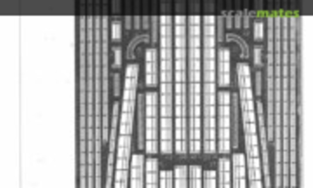 1:350 Heavy Cruiser Takao Commonness Handrail Etching Parts (Aoshima 040058) 040058