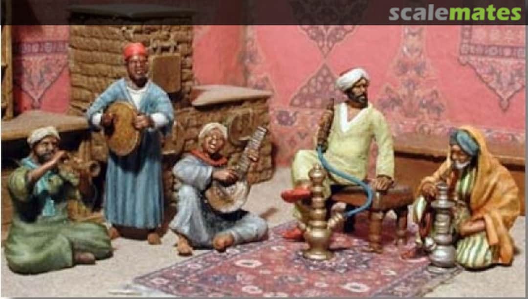 Boxart Musicans & Hookah Smokers NIK ARB 02 Nikolai Exclusive Modeling Boxart Musicans & Hookah Smokers NIK ARB 02 Nikolai Exclusive Modeling