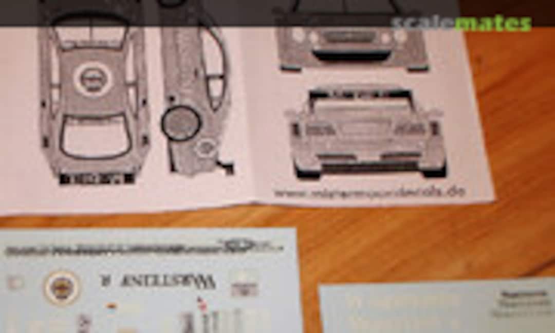 1:43 Mercedes-Benz CLK "WARSTEINER" (Mr.Moon Decals 43-025) 43-025