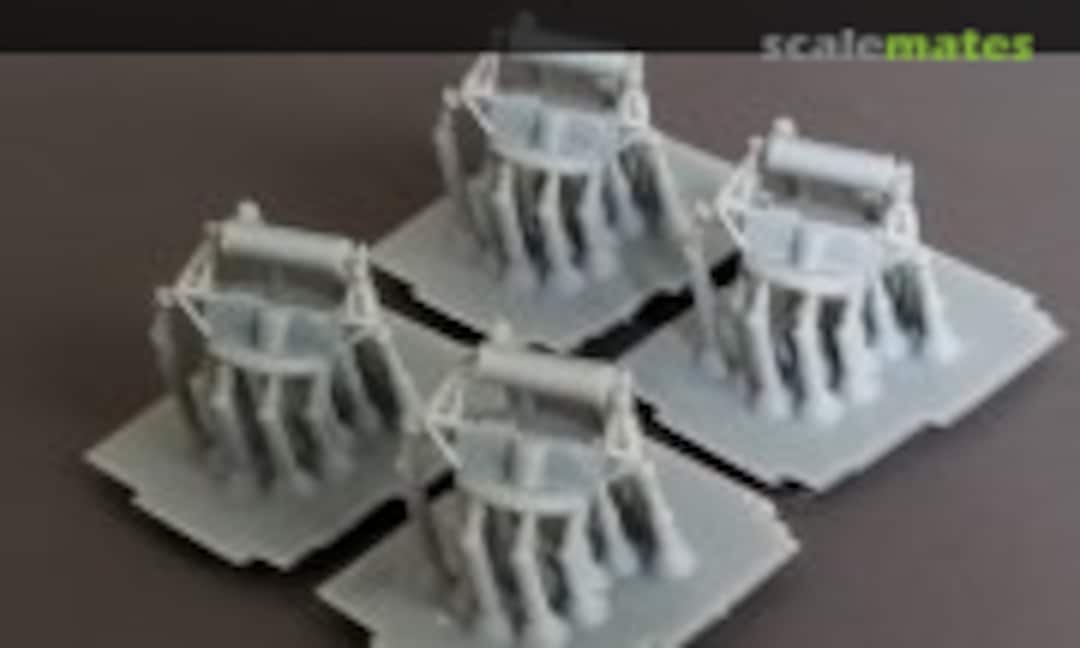 1:600 Mk.34 Fire Control Directors with Mk.13 Radar Antennas, Cold War (Model Monkey 600-Mk34 Cold War-4) 600-Mk34 Cold War-4