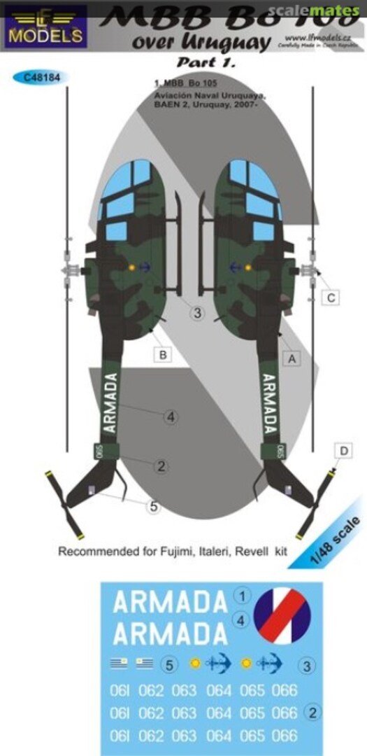 Boxart MBB Bo 105 C48184 LF Models Boxart MBB Bo 105 C48184 LF Models