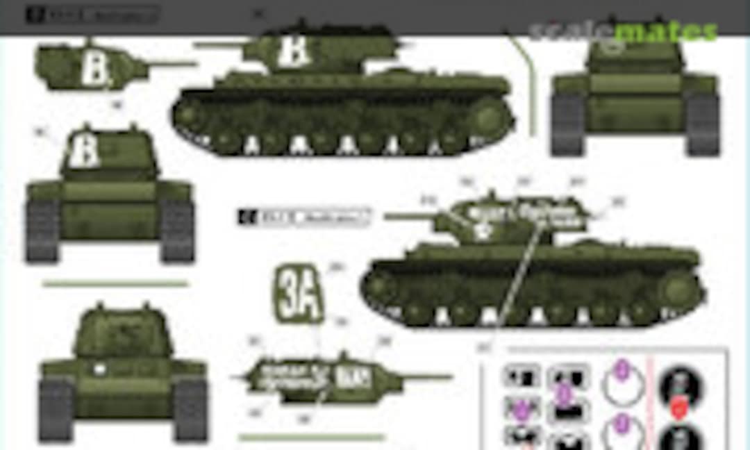 1:35 KV-1E Heavy Tank (Star Decals 35-C1306) 35-C1306