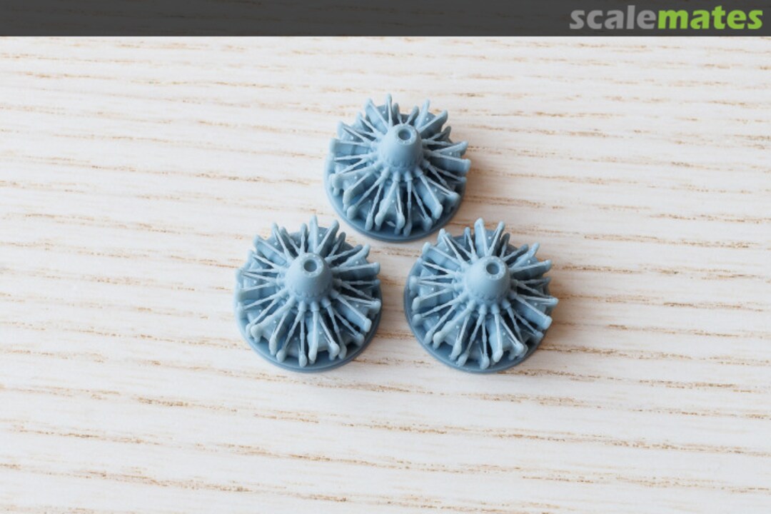 Boxart Piaggio P.XI engine (3 pieces) AHL72059 Airone Hobby