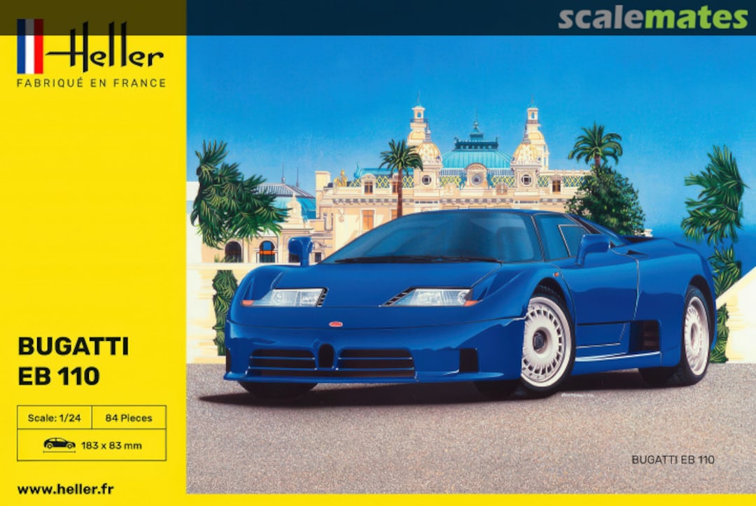 Boxart Bugatti EB 110 80738 Heller Boxart Bugatti EB 110 80738 Heller
