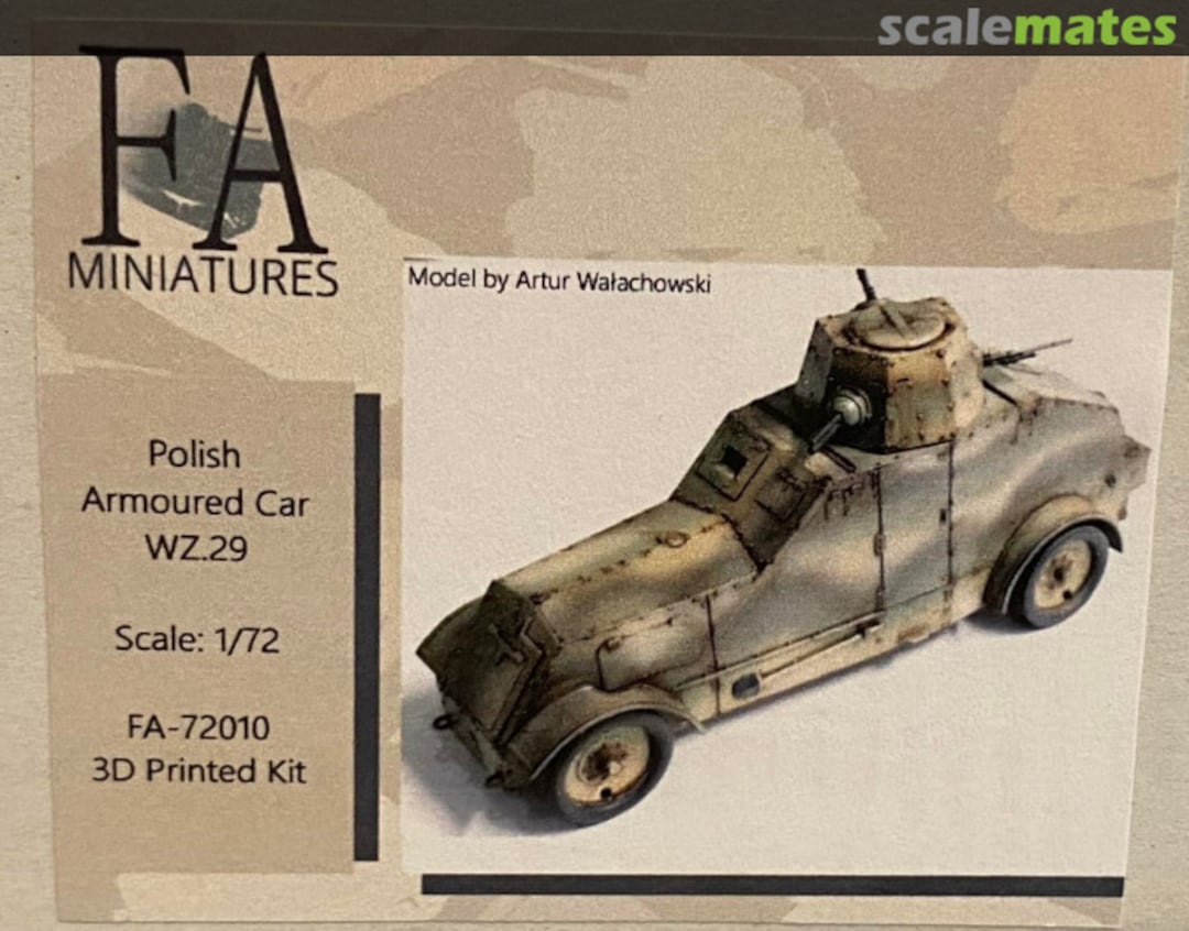 Boxart Armoured Car wz.29 FA-72010 F&A Miniatures Boxart Armoured Car wz.29 FA-72010 F&A Miniatures