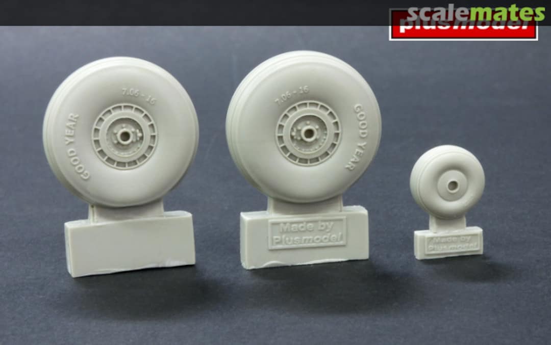 Boxart C-47 Skytrain wheels AL4068 PlusModel Boxart C-47 Skytrain wheels AL4068 PlusModel