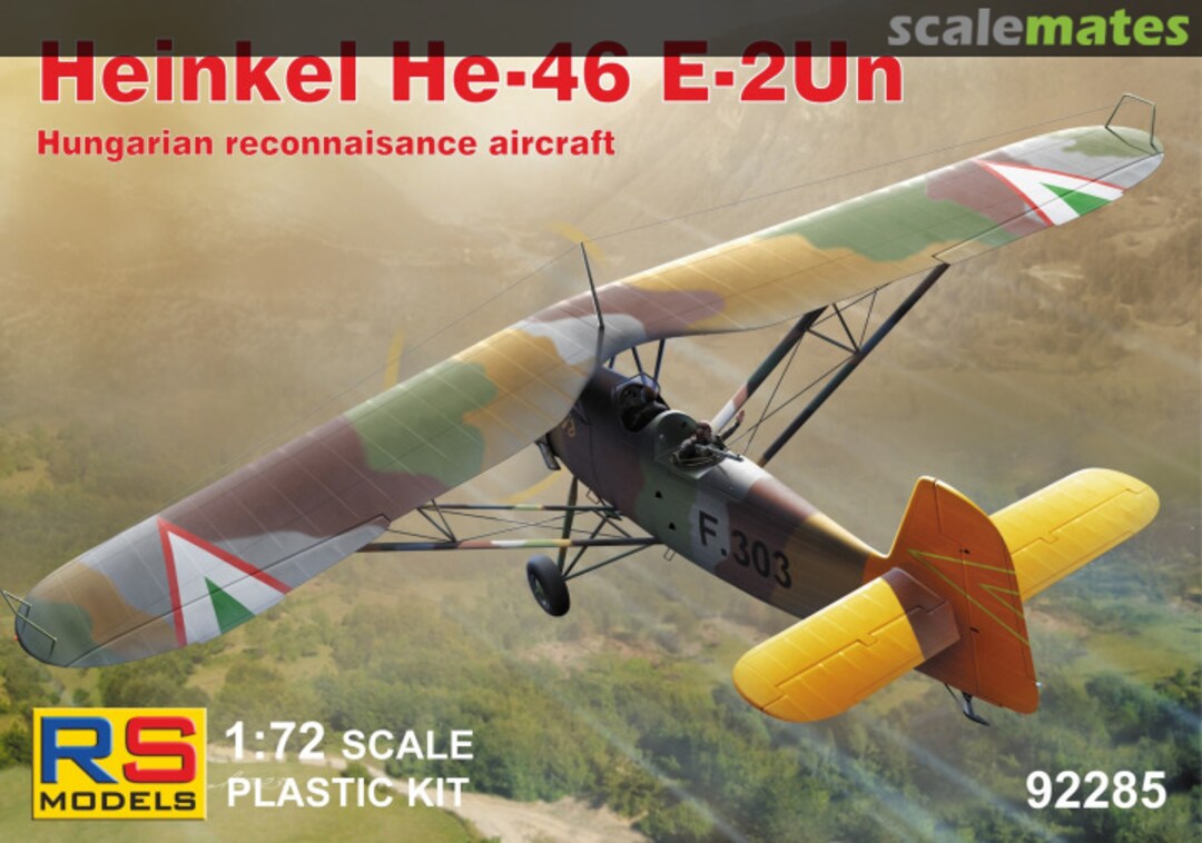 Boxart Heinkel He 46E-2Un 92285 RS Models Boxart Heinkel He 46E-2Un 92285 RS Models