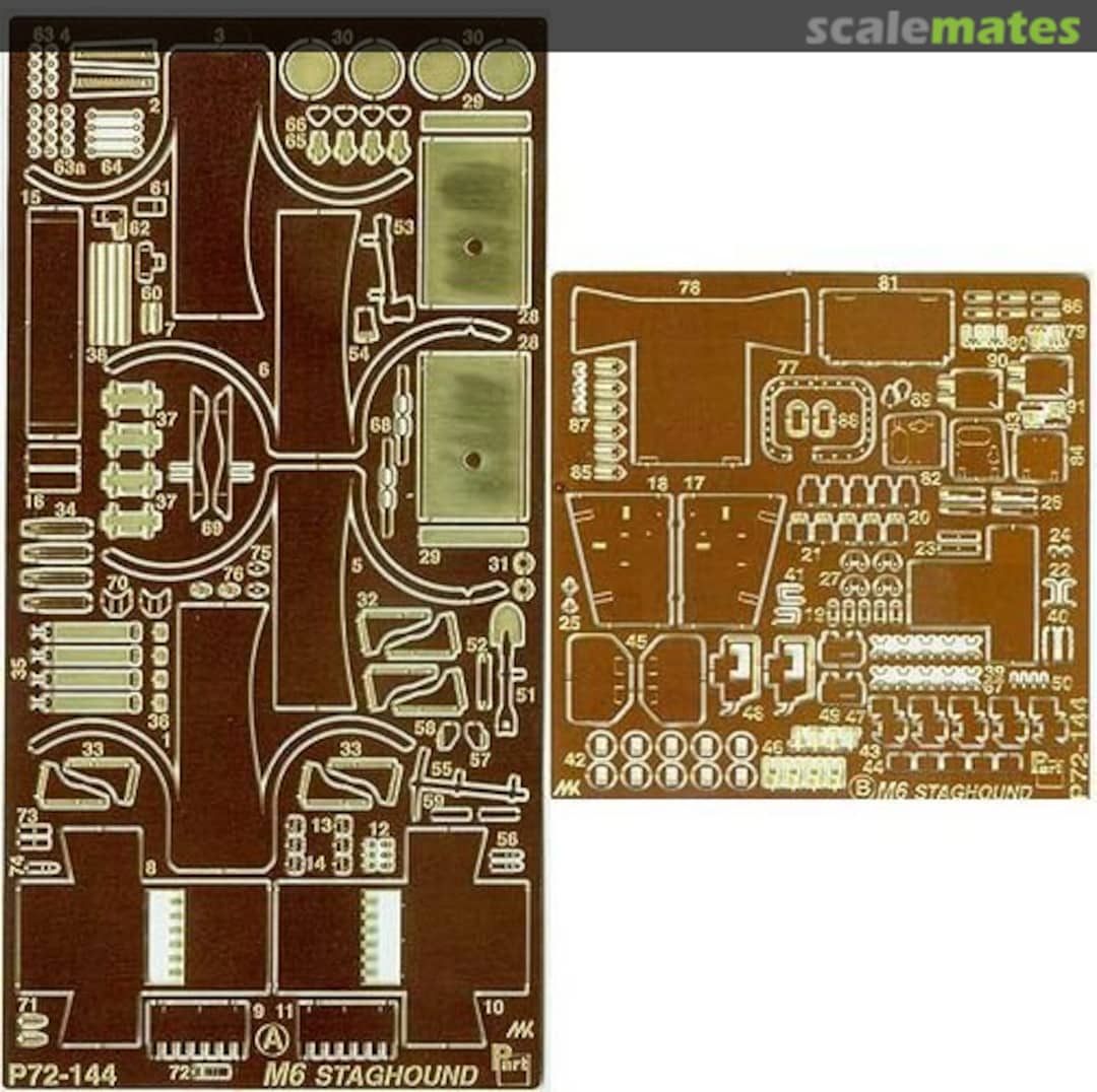Boxart M6 Staghound P72-144 Part Boxart M6 Staghound P72-144 Part