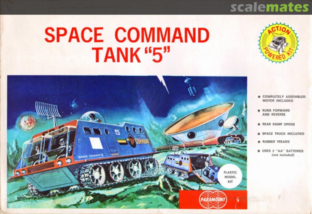 Boxart Space Command Tank "5" 3004 Paramount Boxart Space Command Tank "5" 3004 Paramount