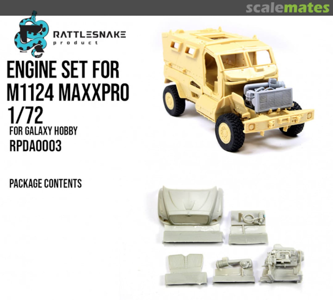 Boxart Engine Set for M1124 Maxx Pro RPDA0003 Rattlesnake Product Boxart Engine Set for M1124 Maxx Pro RPDA0003 Rattlesnake Product