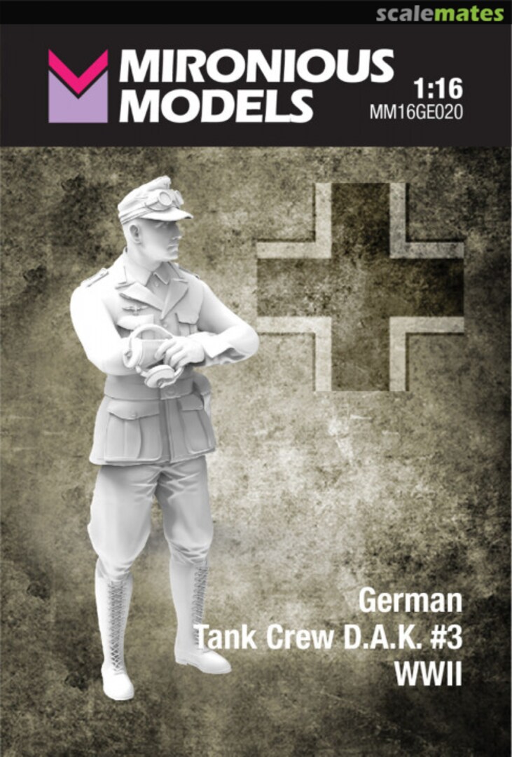 Boxart German Tank Crew D.A.K. #3 WWII MM16GE020 Mironious Models Boxart German Tank Crew D.A.K. #3 WWII MM16GE020 Mironious Models