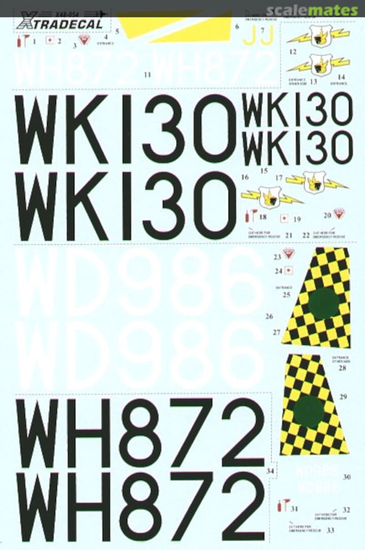 Boxart EE Canberra B2 Pt 2 X48-054 Xtradecal Boxart EE Canberra B2 Pt 2 X48-054 Xtradecal