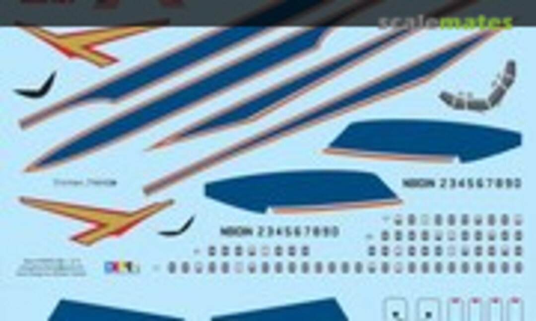 1:200 727 Eastern (Delivery) (Vintage Flyer Decals VFD200-038) VFD200-038