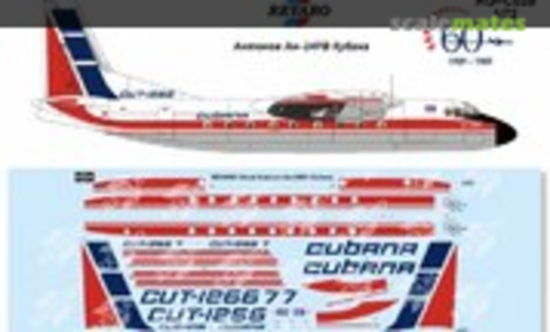 1:72 Antonov An-24RV Cubana (Revaro RG-C028) RG-C028