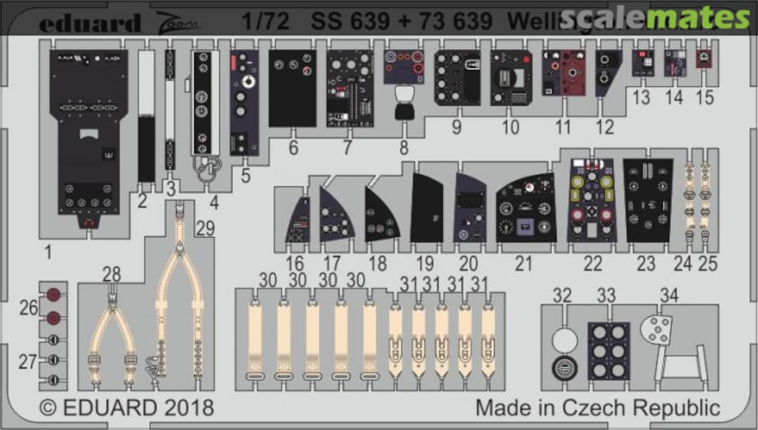 Boxart Wellington Mk.Ia/c AIRFIX SS639 Eduard Boxart Wellington Mk.Ia/c AIRFIX SS639 Eduard