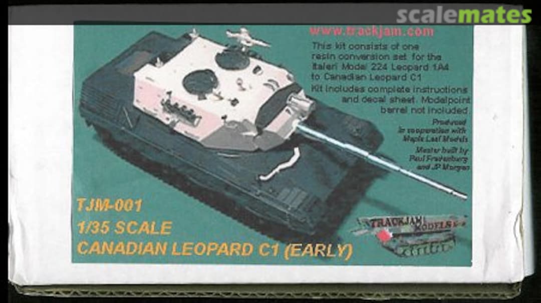 Boxart Leopard C1 Conversion Kit (Early Version) TJM-001 Trackjam Models Boxart Leopard C1 Conversion Kit (Early Version) TJM-001 Trackjam Models