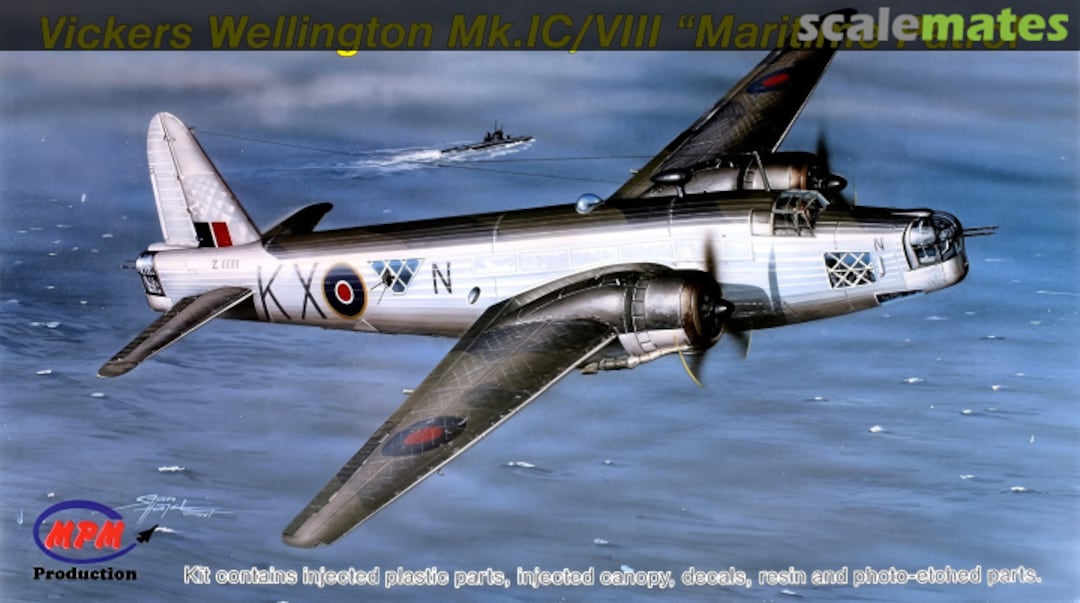 Boxart Vickers Wellington Mk.IC/VIII 72540 MPM Production