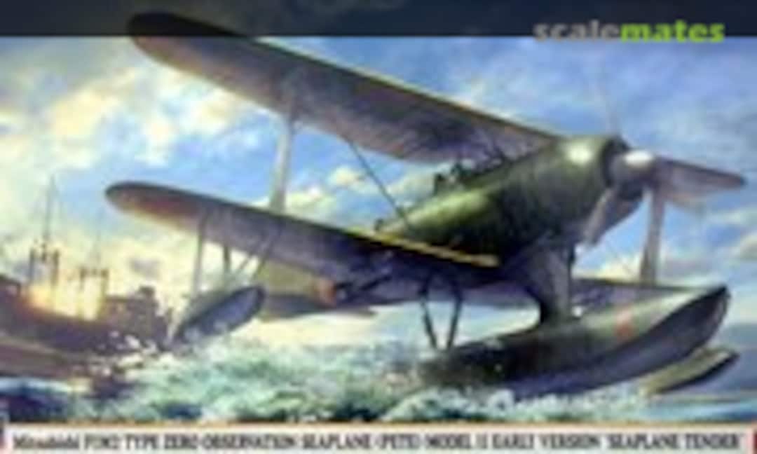 1:48 Mitsubishi F1M2 Type Zero Observation Seaplane (Pete) Model 11 Early Version 'Seaplane Tender' (Hasegawa 09927)