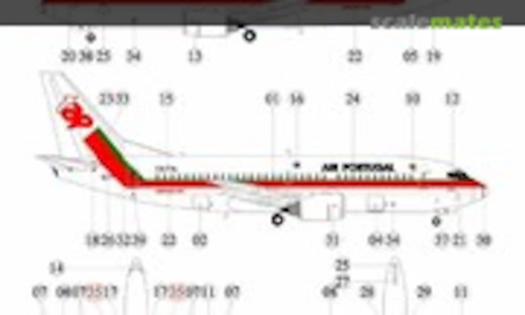 1:144 Boeing 737-382 - CS-TIA (CCS Aviation Decals CCS-AC144-TAP-B733-1)