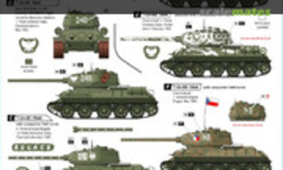 1:35 T-34-85 Medium Tank (Star Decals 35-C1307) 35-C1307