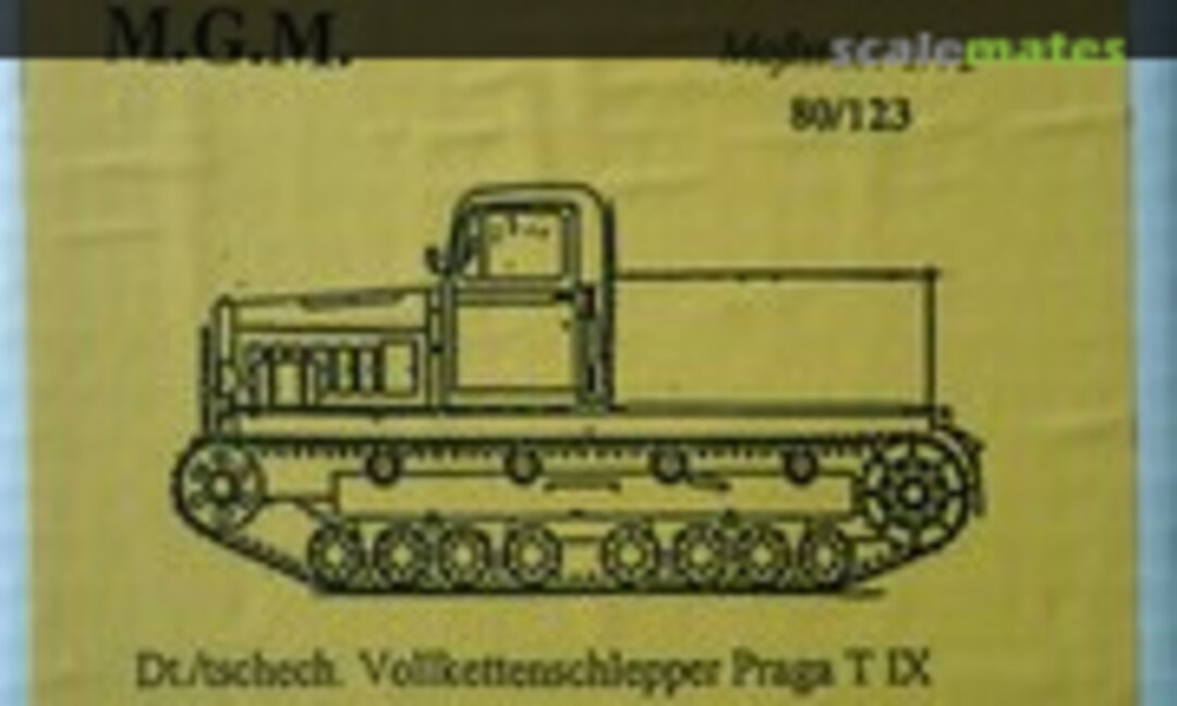 1:72 Vollkettenschlepper Praga T IX (M.G.M. 80/123) 80/123