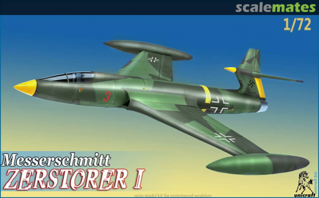 Boxart Messerschmitt ZERSTORER I UNI72160 Unicraft Models Boxart Messerschmitt ZERSTORER I UNI72160 Unicraft Models