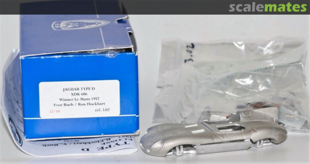 Boxart Jaguar D-Type #XKD 606 [XDK 606] 3.02 MF 43