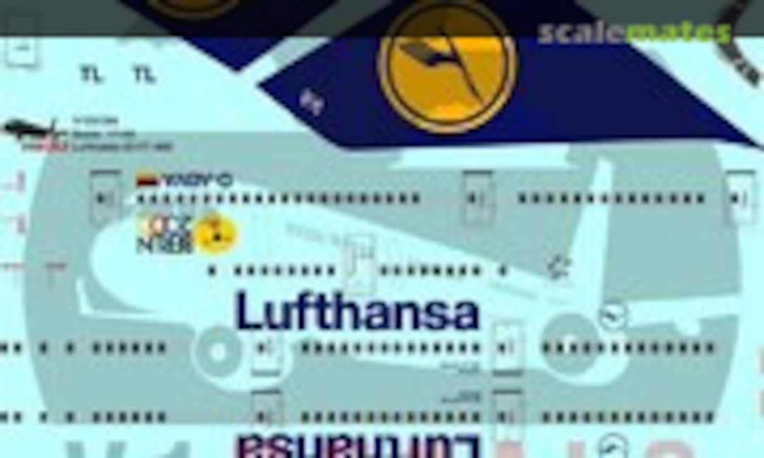 1:144 Lufthansa Boeing 747-400 (V1 Decals V1D0504-144)