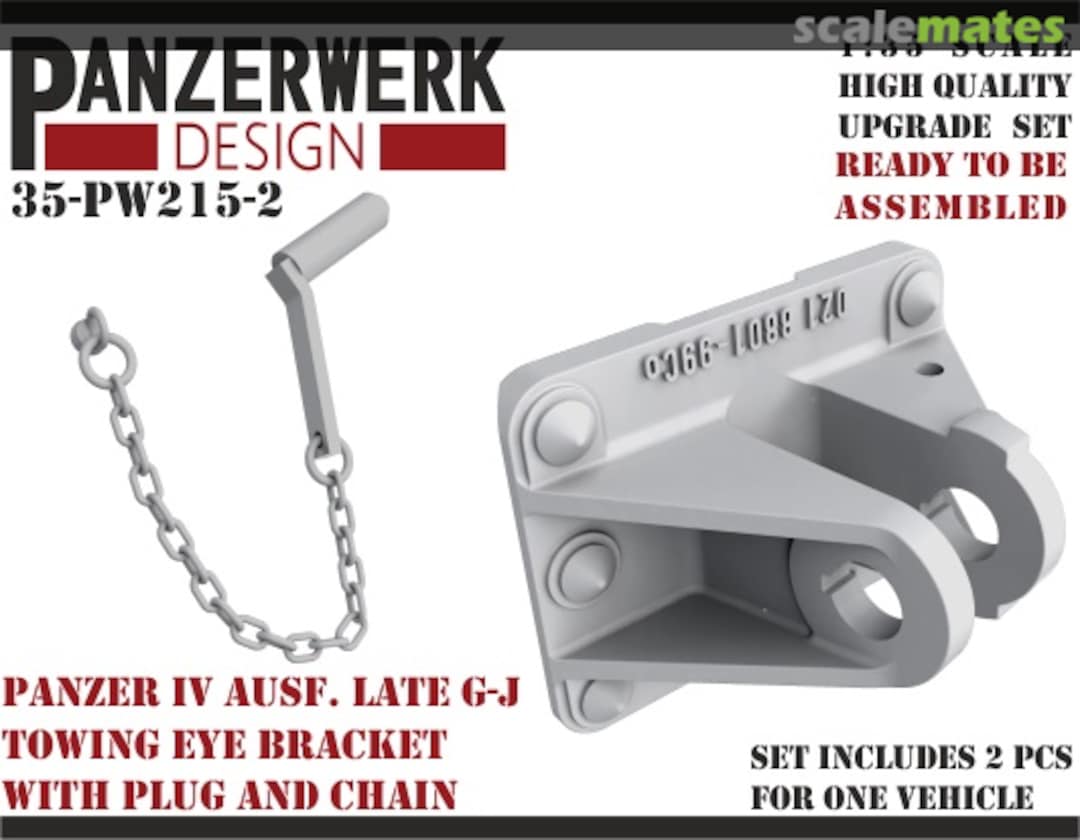 Boxart Panzer IV front hook ausf. G-J 35PW-215-2 Panzerwerk design Boxart Panzer IV front hook ausf. G-J 35PW-215-2 Panzerwerk design
