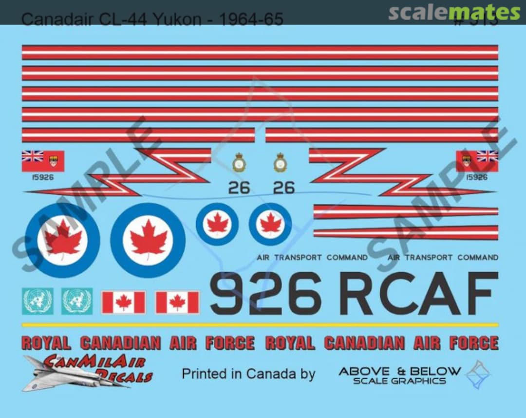 Boxart Canadair CL-44 Yukon 313 Above & Below Graphics Boxart Canadair CL-44 Yukon 313 Above & Below Graphics