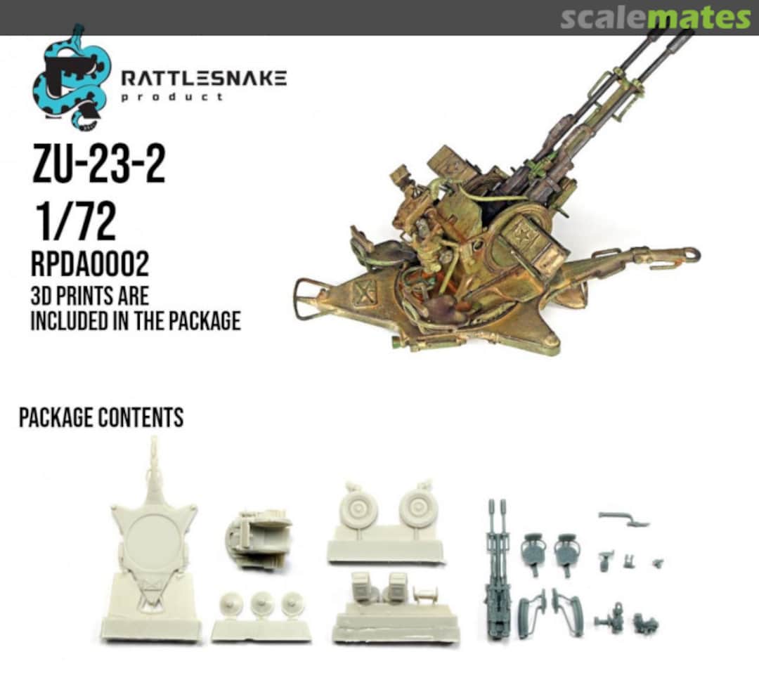 Boxart ZU-23-2 RPDA0002 Rattlesnake Product Boxart ZU-23-2 RPDA0002 Rattlesnake Product