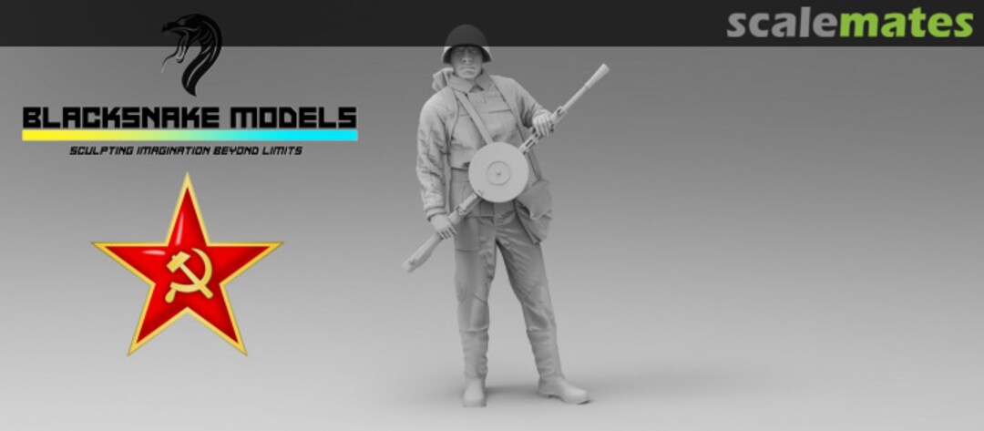 Boxart Red Army Gunner SOVIET-07 BlackSnake Model Boxart Red Army Gunner SOVIET-07 BlackSnake Model