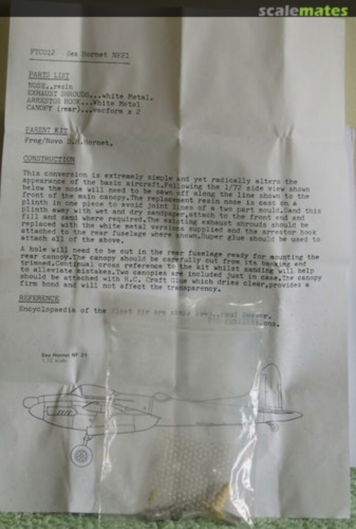 Boxart Sea Hornet NF21 FTC012 The Final Touch Boxart Sea Hornet NF21 FTC012 The Final Touch