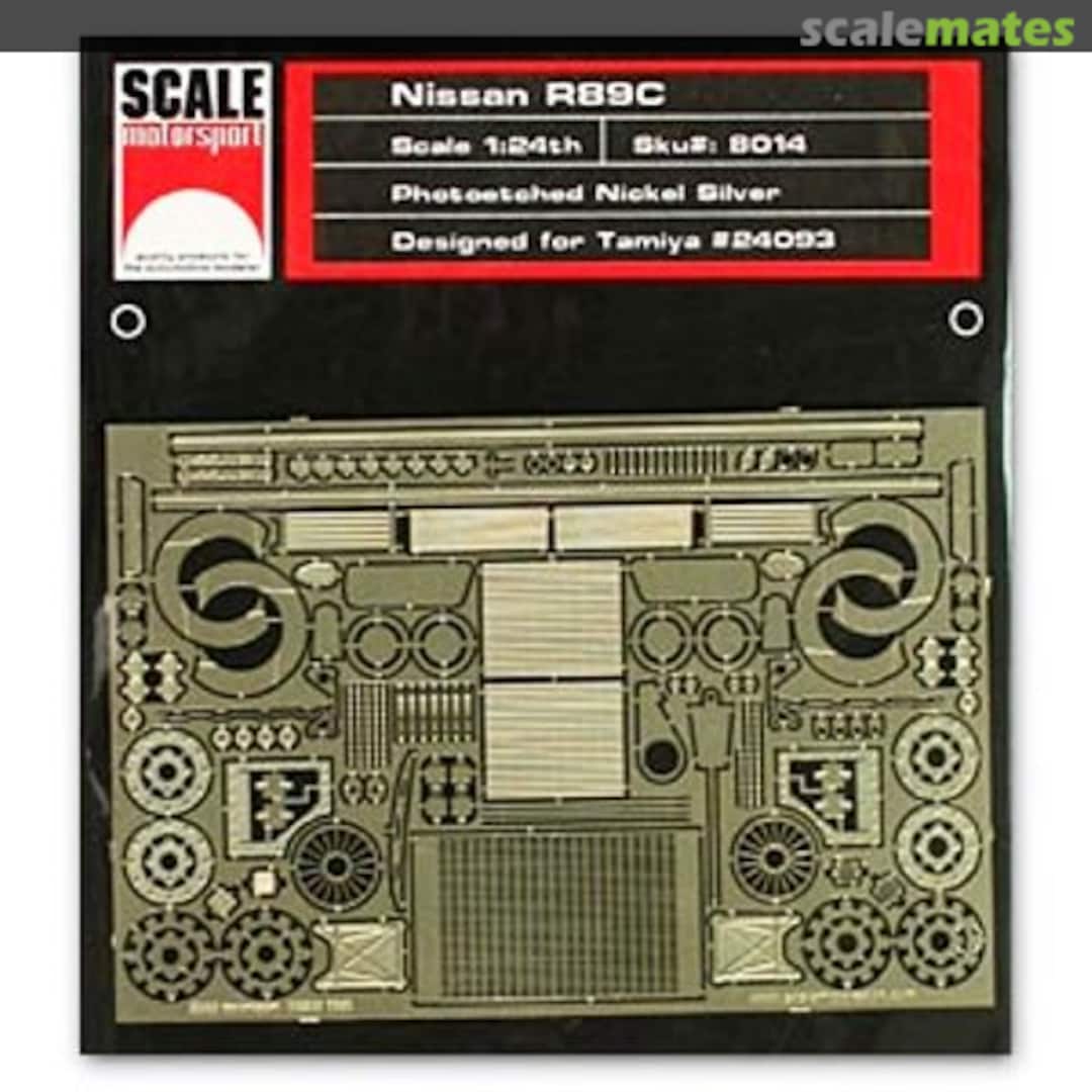 Boxart Nissan R89C Photo-Etch Detail Set 8014 Scale Motorsport Boxart Nissan R89C Photo-Etch Detail Set 8014 Scale Motorsport